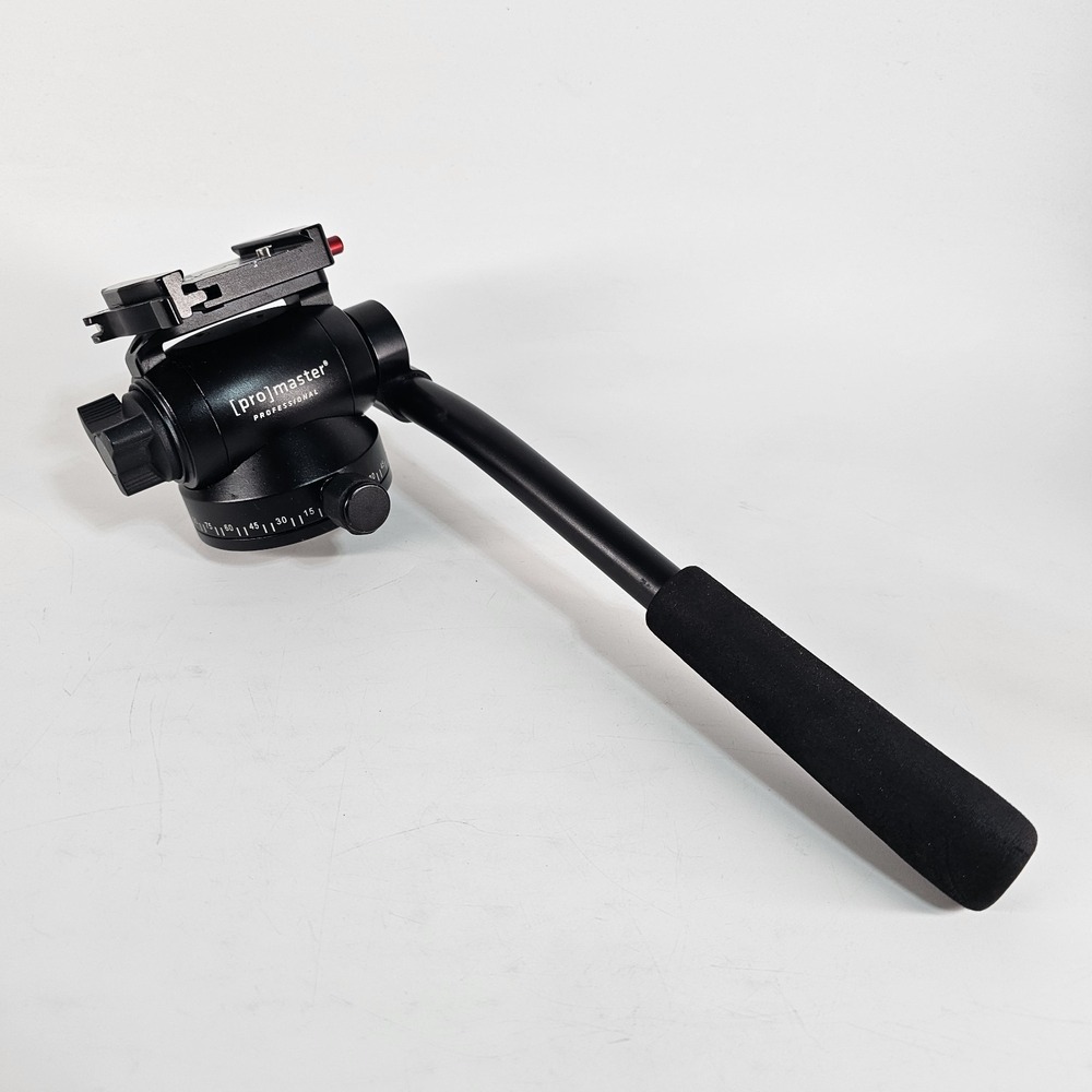 ProMaster Tripod Fluid Head With Tilt Handle Heavy Adjustable